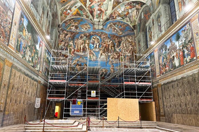 „Judecata de Apoi” a lui Michelangelo va fi restaurată în Capela Sixtină
